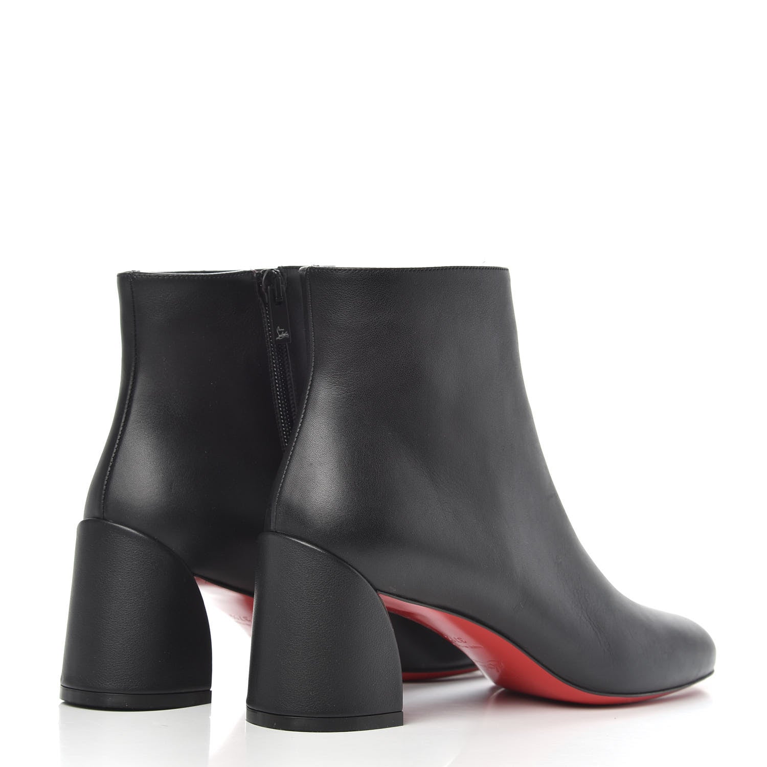 Christian Louboutin Calfskin Turela 55 Ankle Boots 37.5 Black 4 of 8