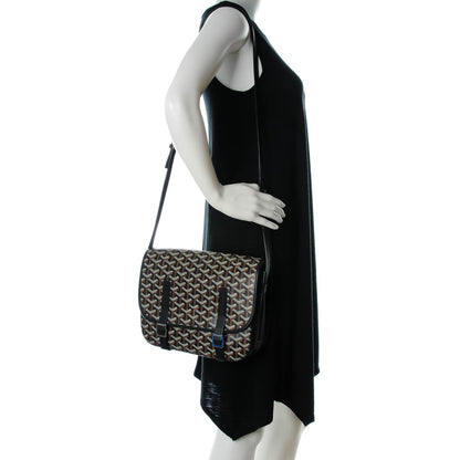 Goyard Goyardine Belvedere MM Messenger Bag Black 2 of 7