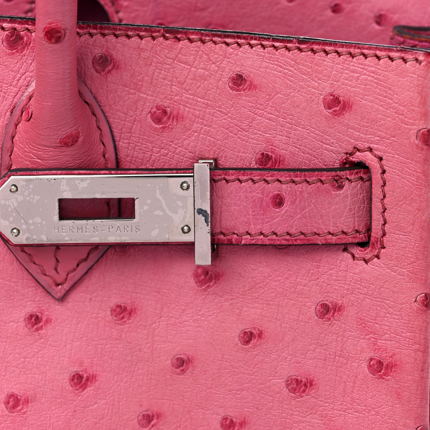 Hermes Ostrich Birkin 30 Fuchsia 13 of 17