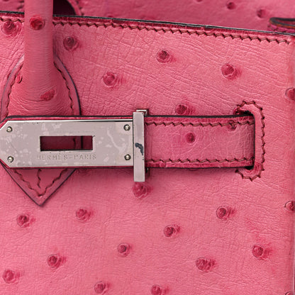 Hermes Ostrich Birkin 30 Fuchsia 13 of 17