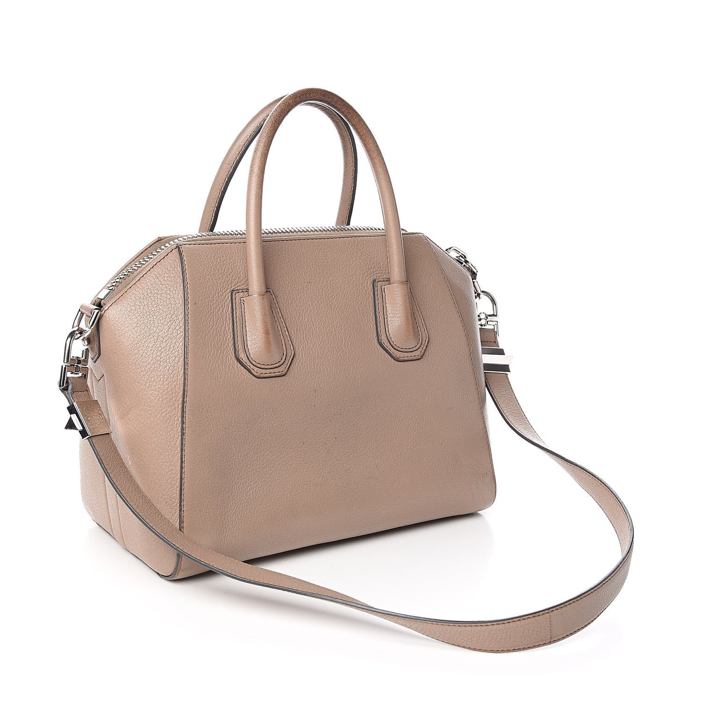 Sugar Goatskin Small Antigona Mastic