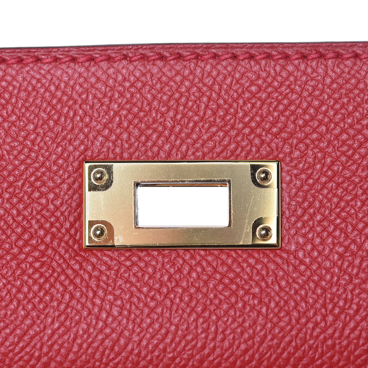 Epsom Kelly Sellier 28 Rouge Casaque