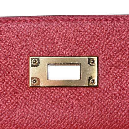 Hermes Epsom Kelly Sellier 28 Rouge Casaque 23 of 33
