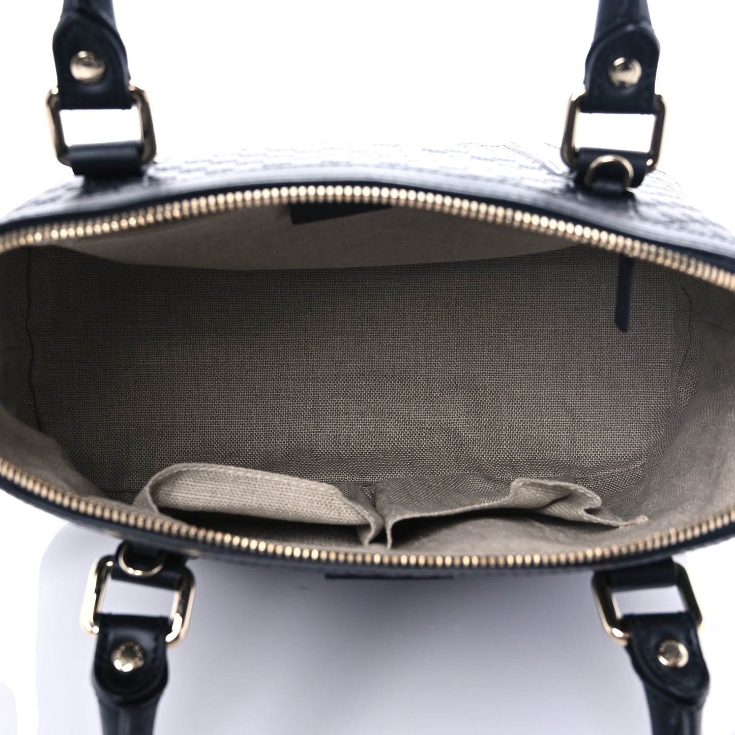 Microguccissima Medium Dome Bag Black