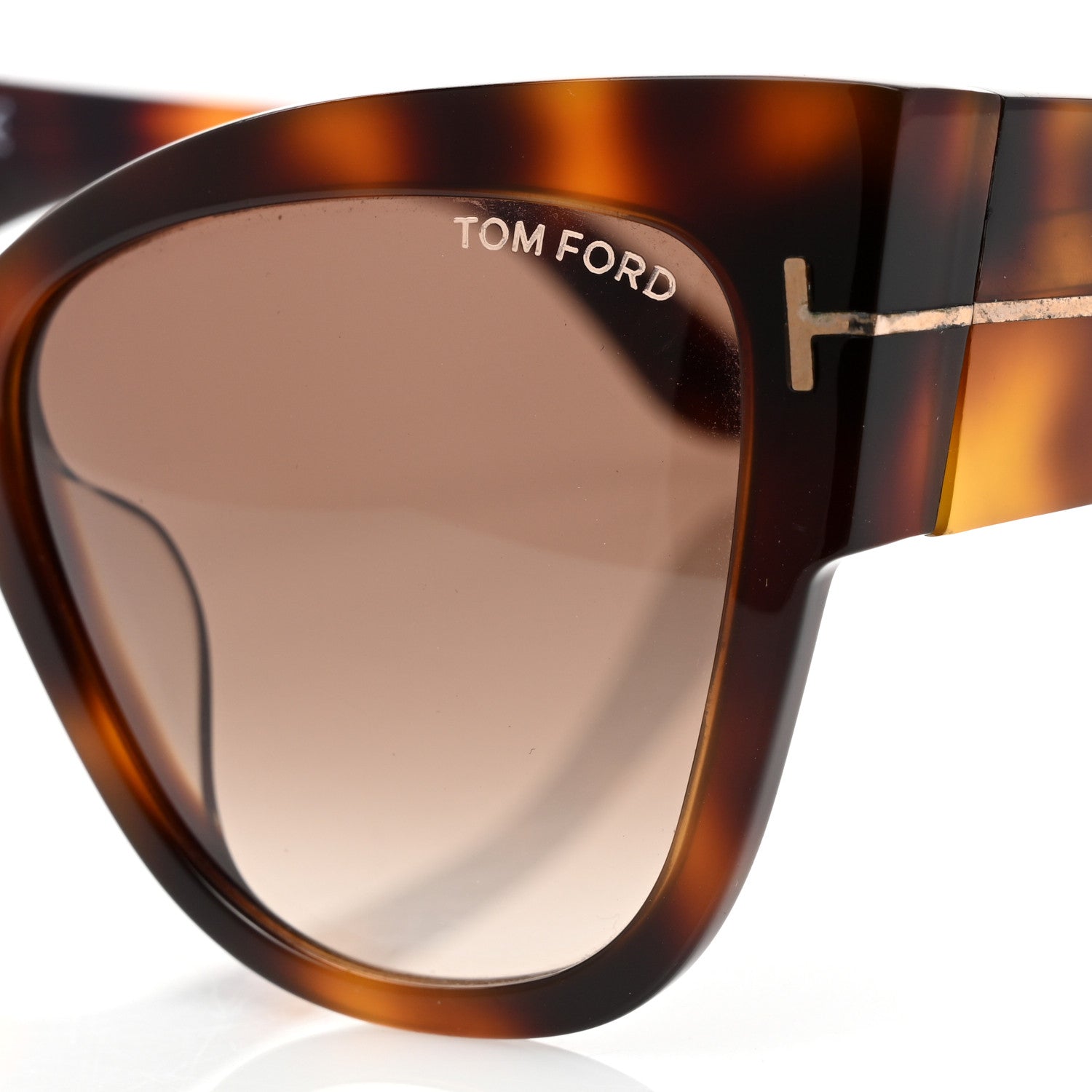 Tom Ford Acetate Anoushka Cat Eye Sunglasses TF371 Tortoise Shell 7 of 8