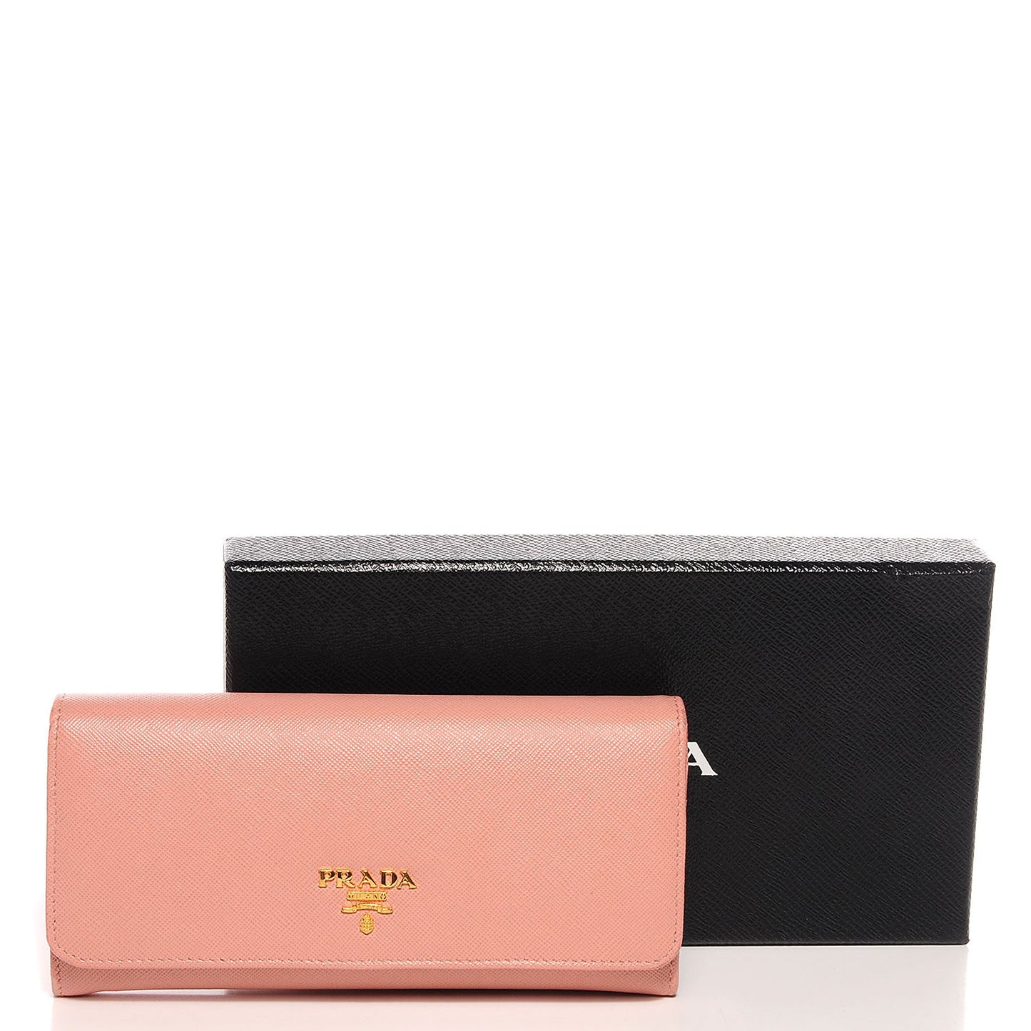 Saffiano Metal Continental Flap Wallet Orchidea