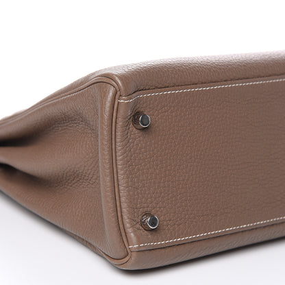 Hermes Togo Kelly Retourne 32 Etoupe 29 of 35