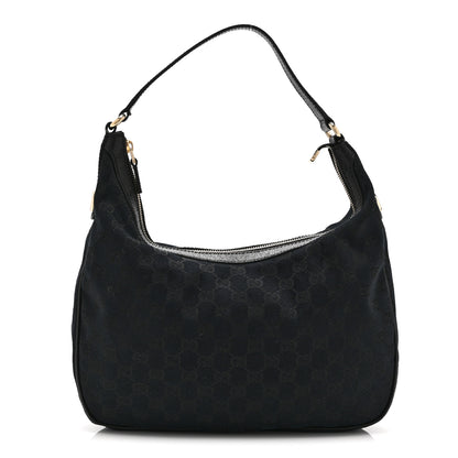 Gucci Monogram Medium Charmy Hobo Black 1 of 10