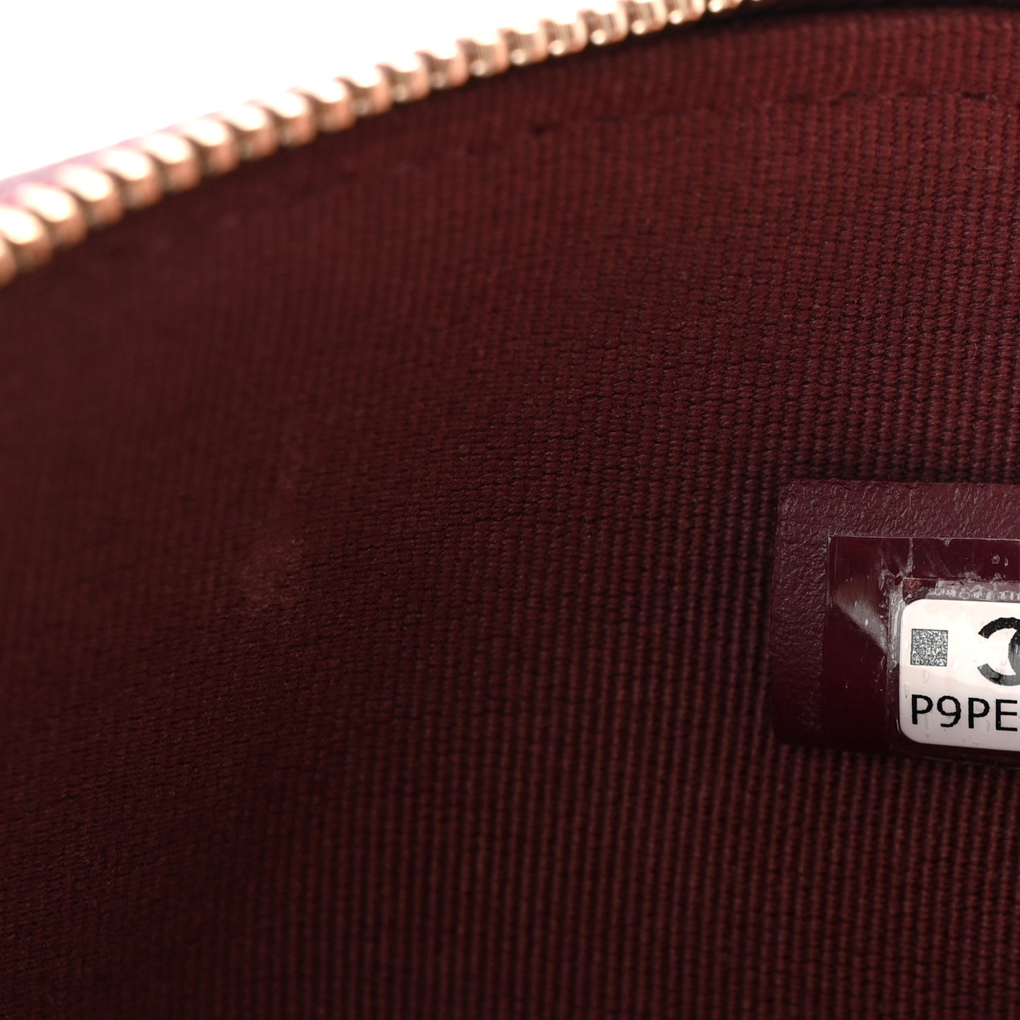 Caviar Quilted Classic Clutch With Chain Dark Burgundy