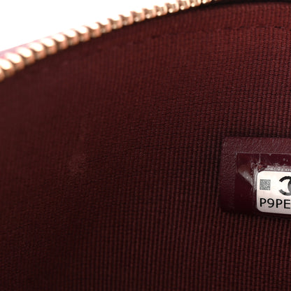 Chanel Caviar Quilted Classic Clutch With Chain Dark Burgundy 7 of 11