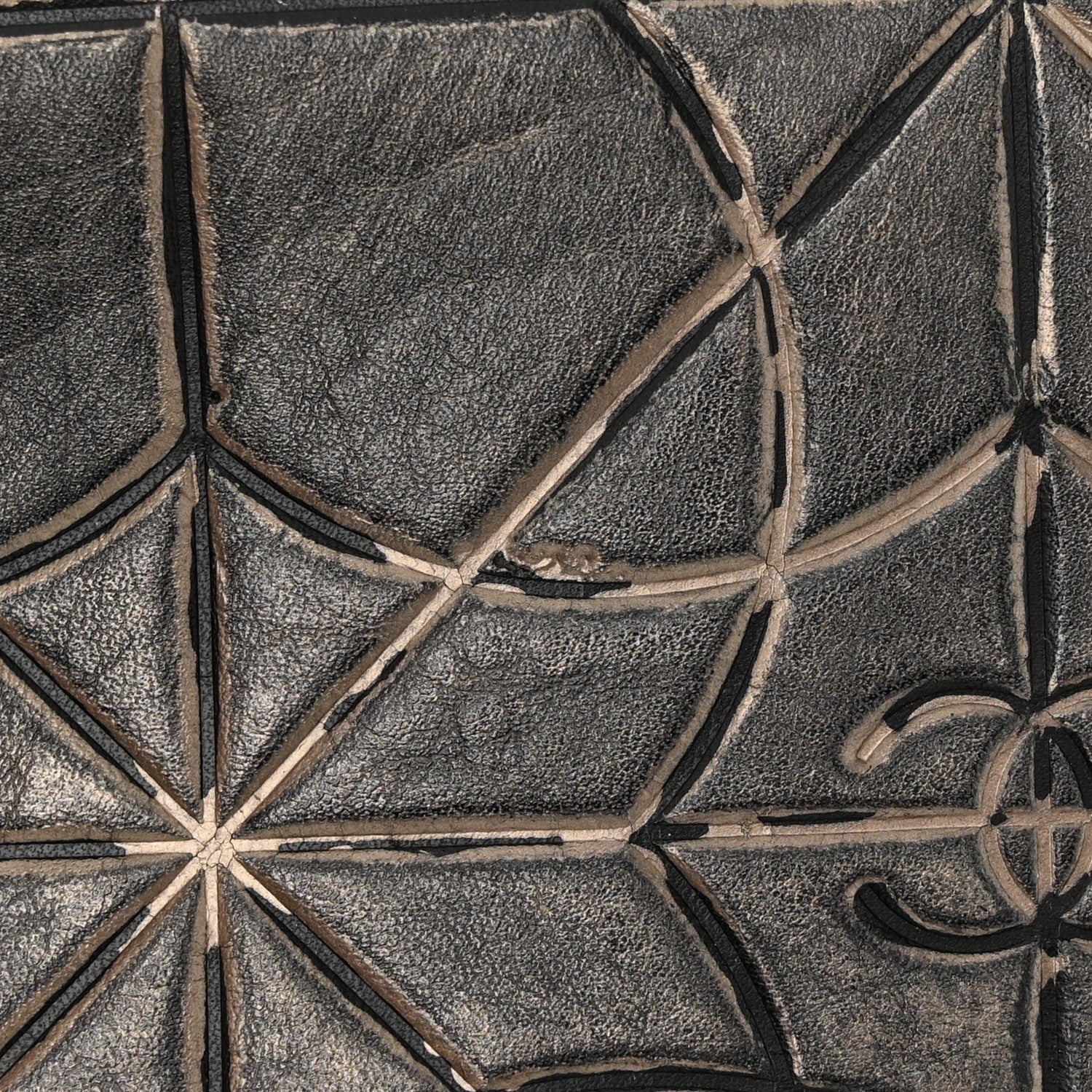 Chanel Metallized Effect Embossed Calfskin Quilted Paris Moscou Moujik Flap Black 12 of 12