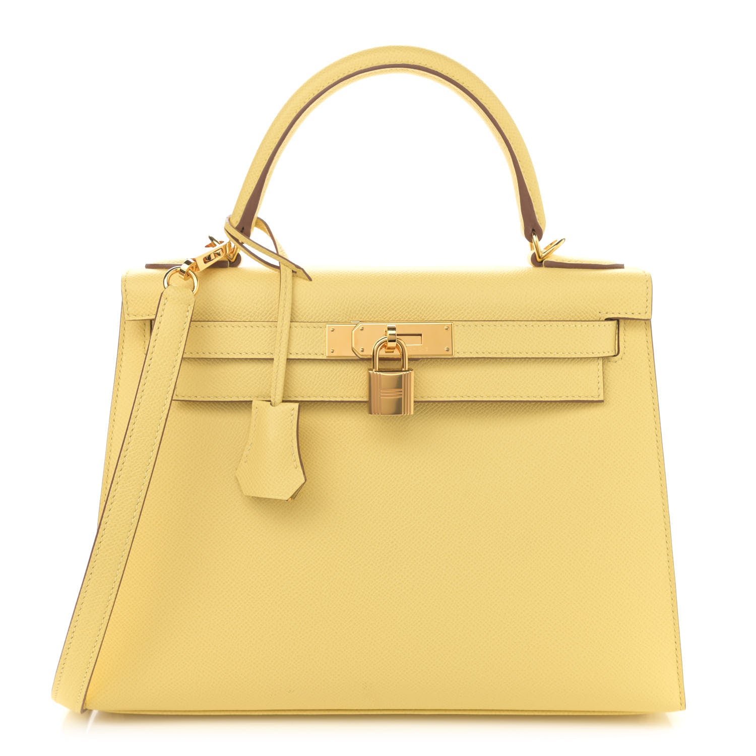 Hermes Epsom Kelly Sellier 28 Jaune Poussin 1 of 11