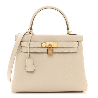 Hermes Togo Kelly Retourne 28 Craie 1 of 11