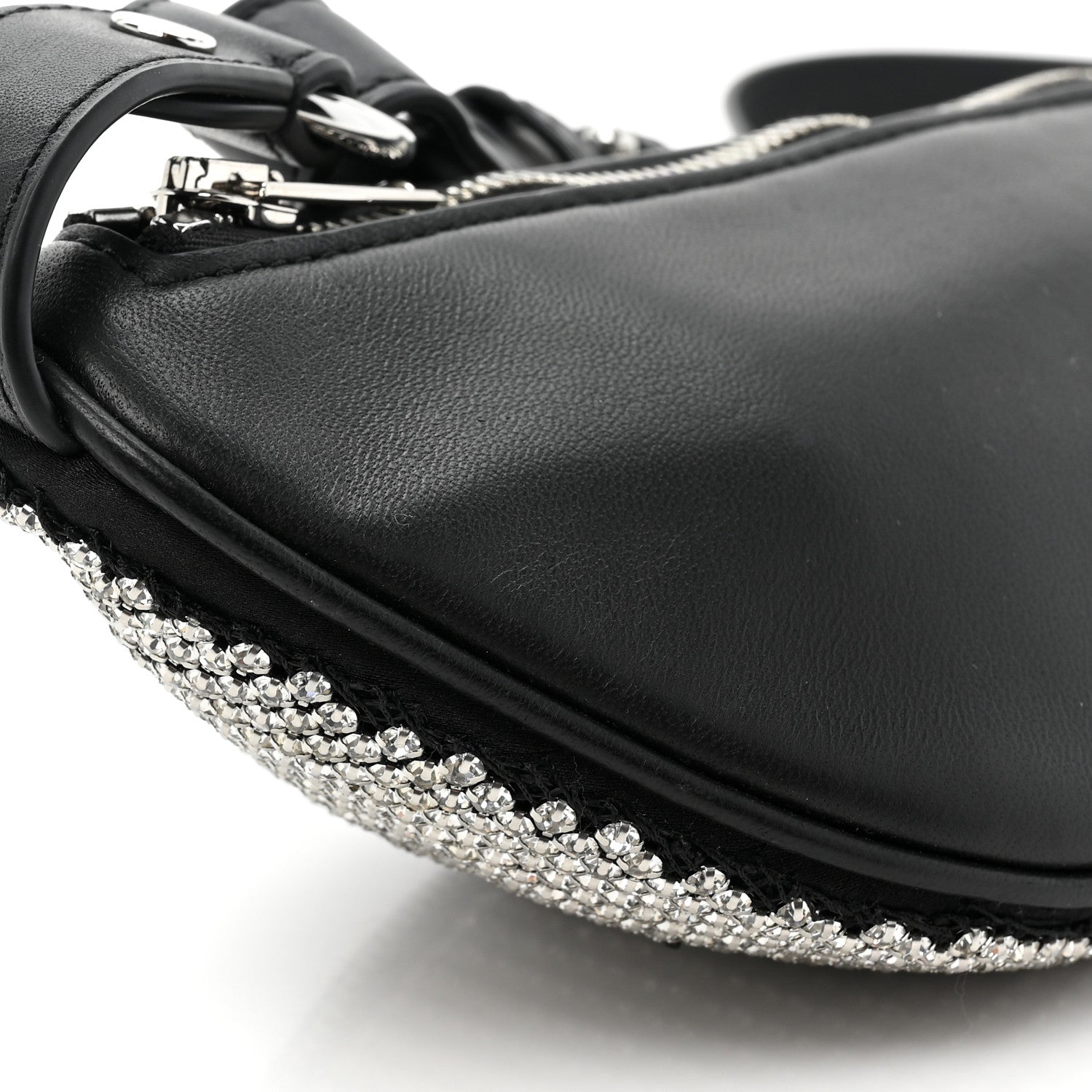 Alexander Wang Rhinestone Mesh Mini Attica Belt Bag Black 8 of 8