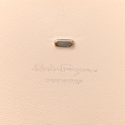 Salvatore Ferragamo Calfskin Floral Print Clutch White Multicolor 6 of 9
