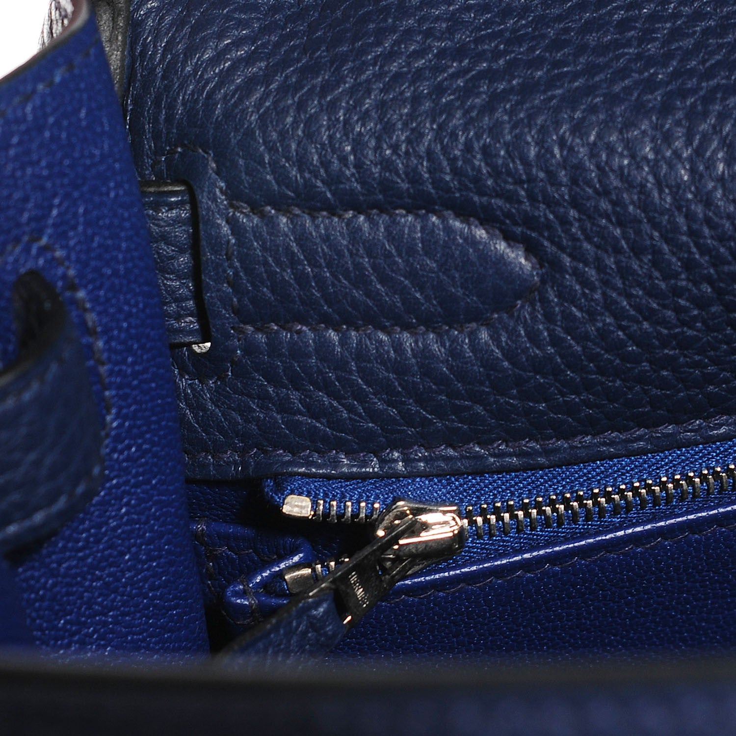 Hermes Togo Kelly Retourne 32 Bleu Saphir 16 of 23