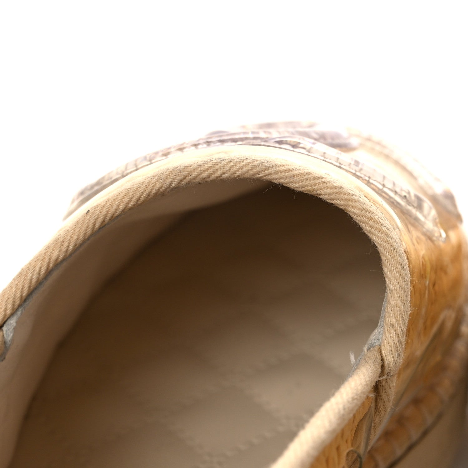 Chanel PVC Raffia CC Espadrilles 36 Beige 12 of 12