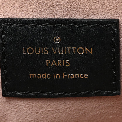 Louis Vuitton Lambskin Embossed Monogram Coussin PM Black 6 of 9