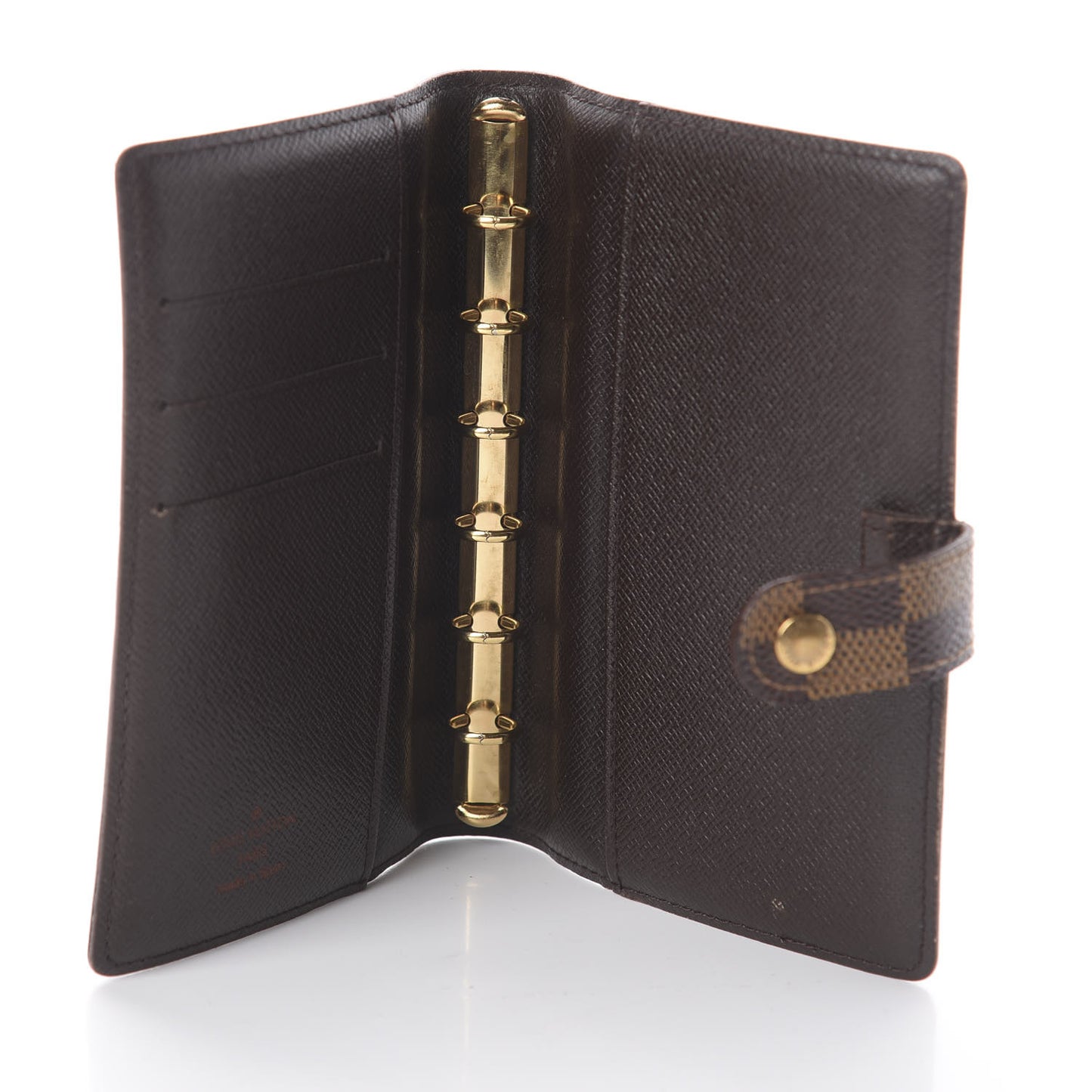 Damier Ebene Small Ring Agenda Cover