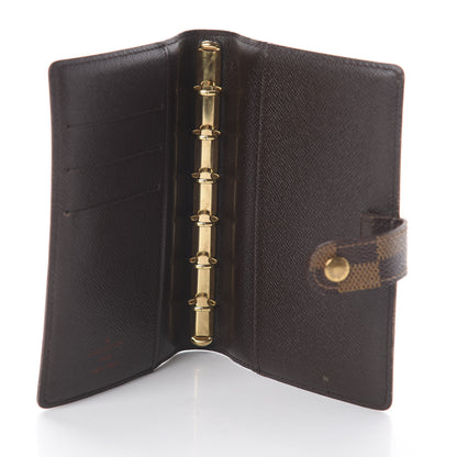 Louis Vuitton Damier Ebene Small Ring Agenda Cover 4 of 5