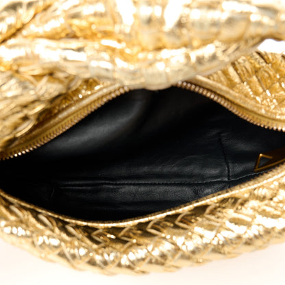 Bottega Veneta Metallic Nappa Intrecciato Mini Jodie Gold 5 of 11
