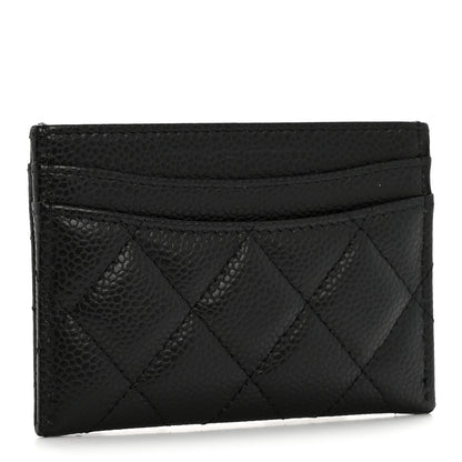Chanel Caviar Quilted Card Holder Black 3 of 11