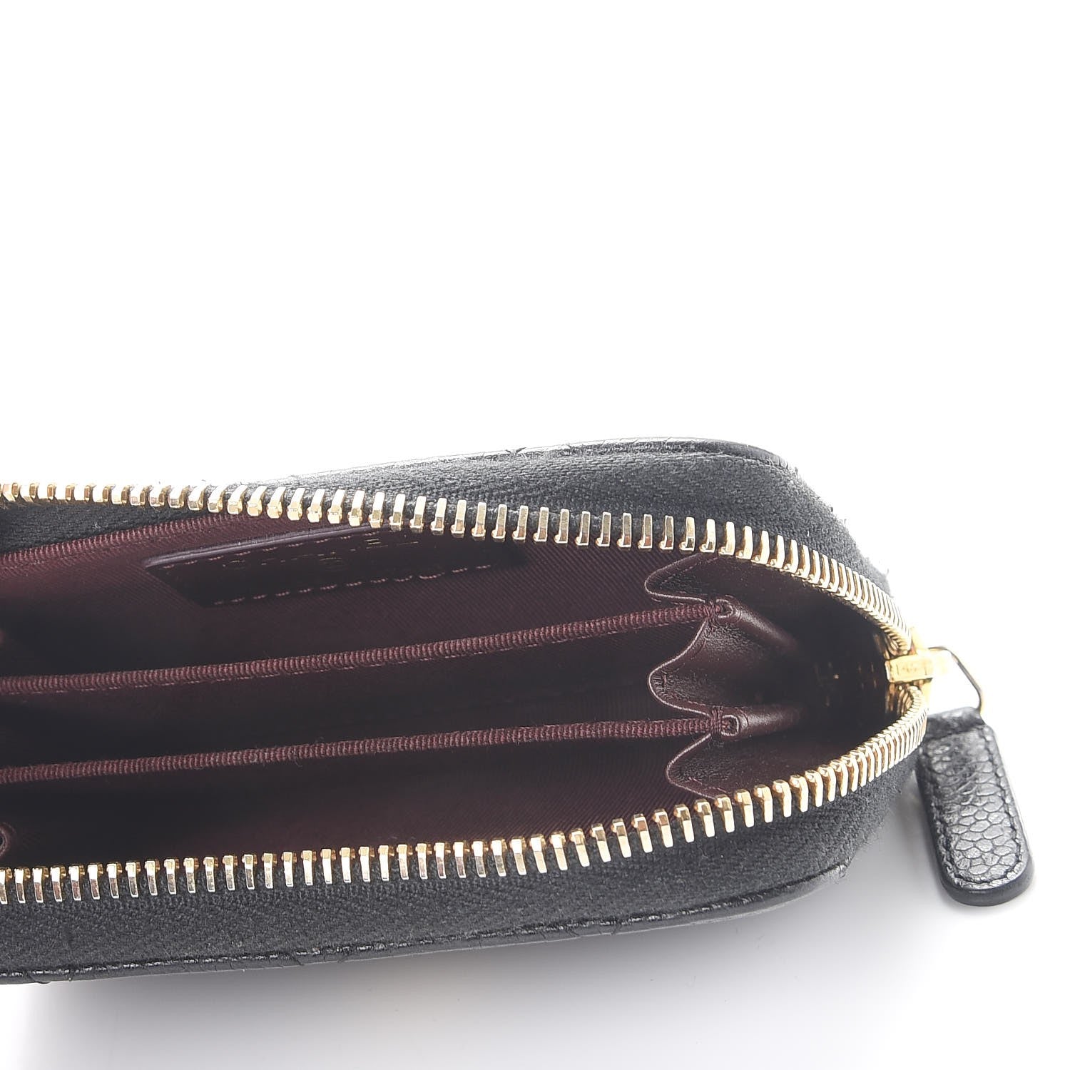 Chanel Caviar Quilted Zip Coin Purse Black 5 of 9