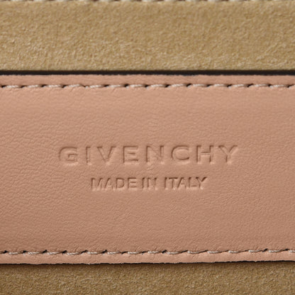 Givenchy Lambskin Embroidered Studded Small GV3 Shoulder Bag Powder 6 of 6