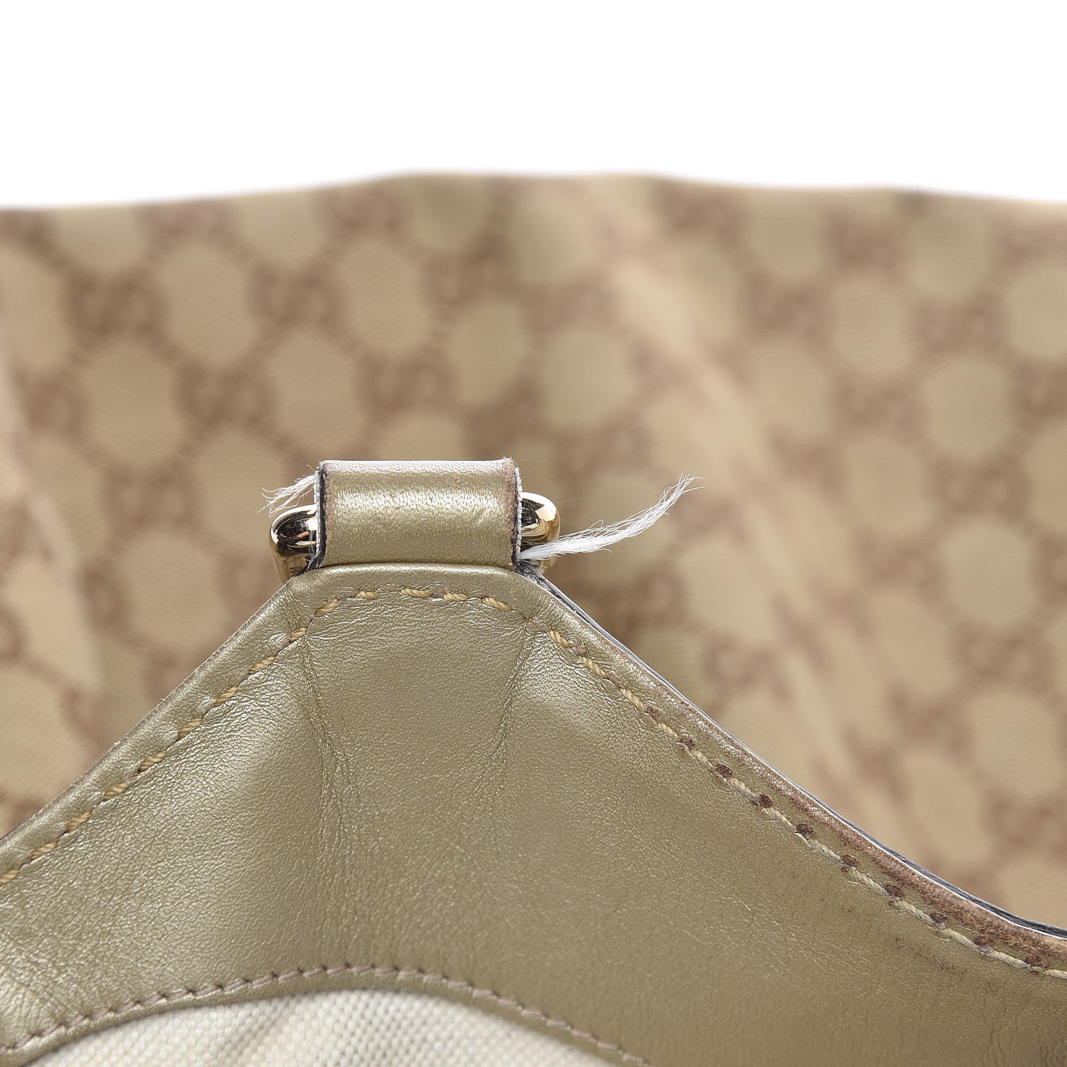 Gucci Monogram Large Sukey Tote Champagne 12 of 20