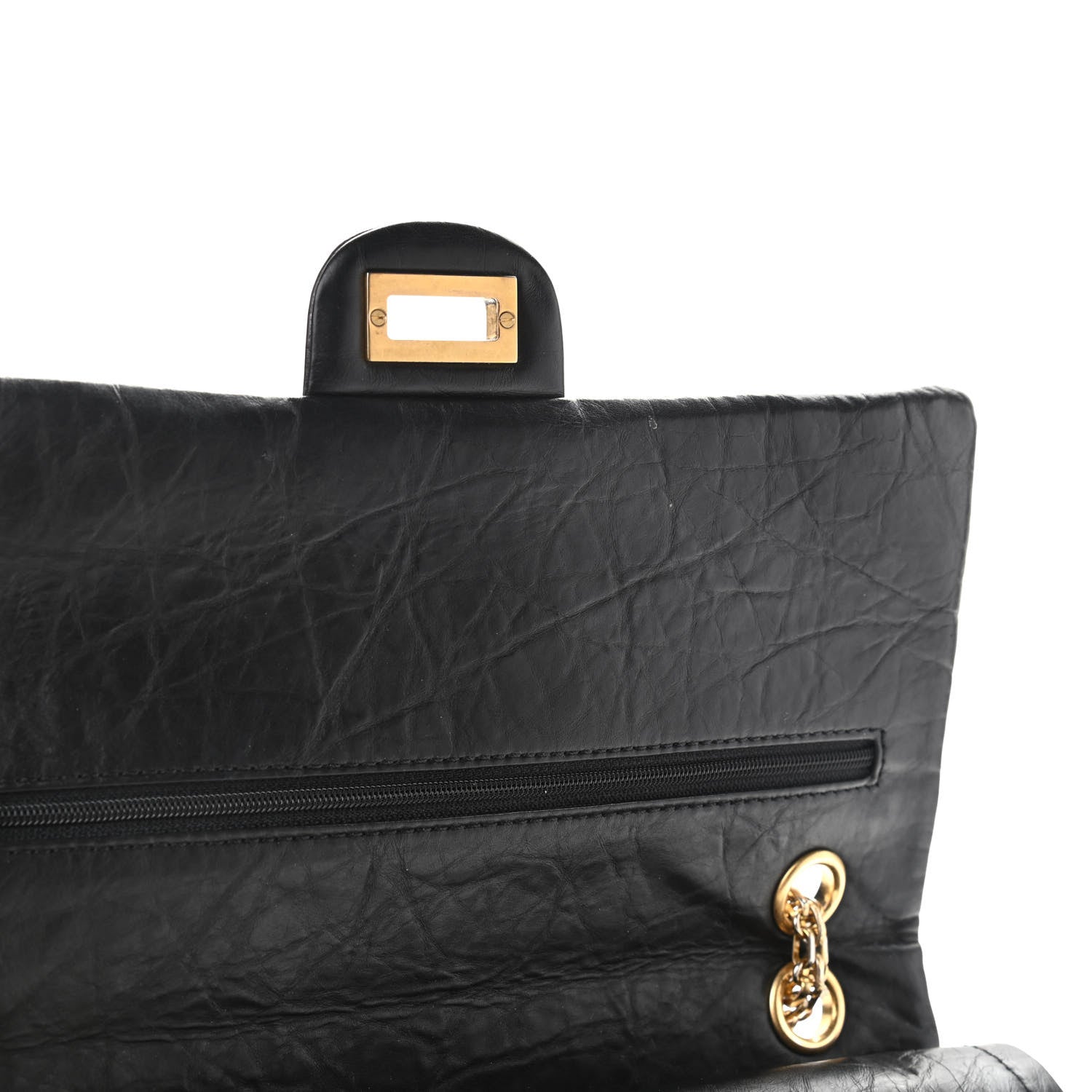 Chanel Aged Calfskin Quilted 2.55 Reissue 226 Flap Black 10 of 10