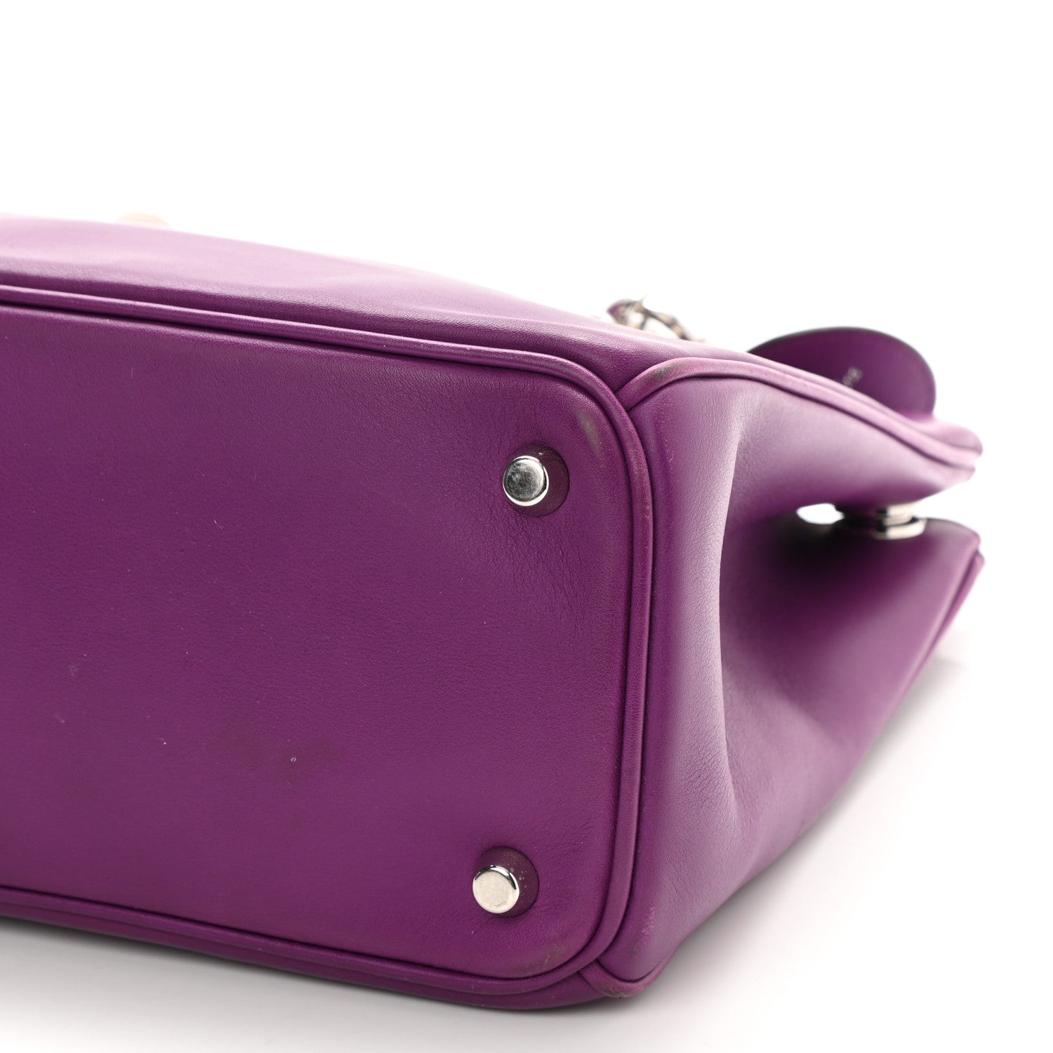 Christian Dior Smooth Calfskin Medium Diorissimo Bag Purple 8 of 10