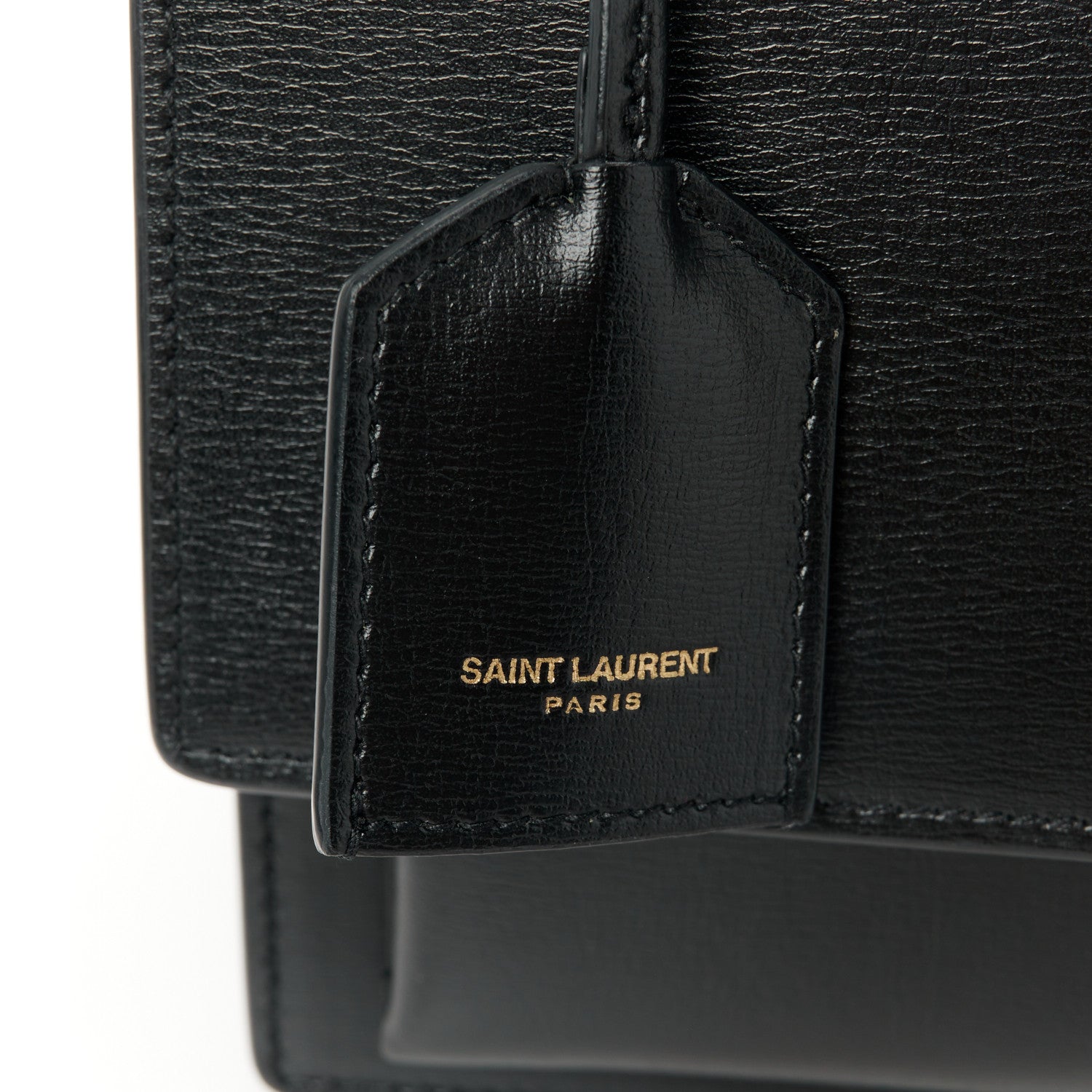 Saint Laurent Calfskin Medium Monogram Sunset Black 9 of 12