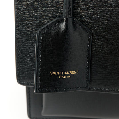 Saint Laurent Calfskin Medium Monogram Sunset Black 9 of 12