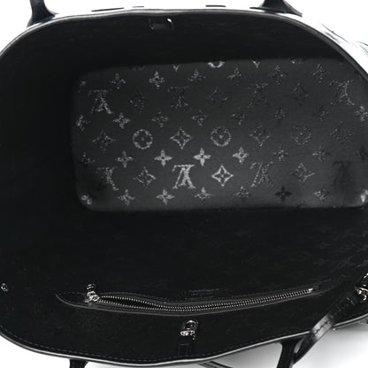 Louis Vuitton X UF Tufted Monogram Neverfull MM Black White 4 of 4
