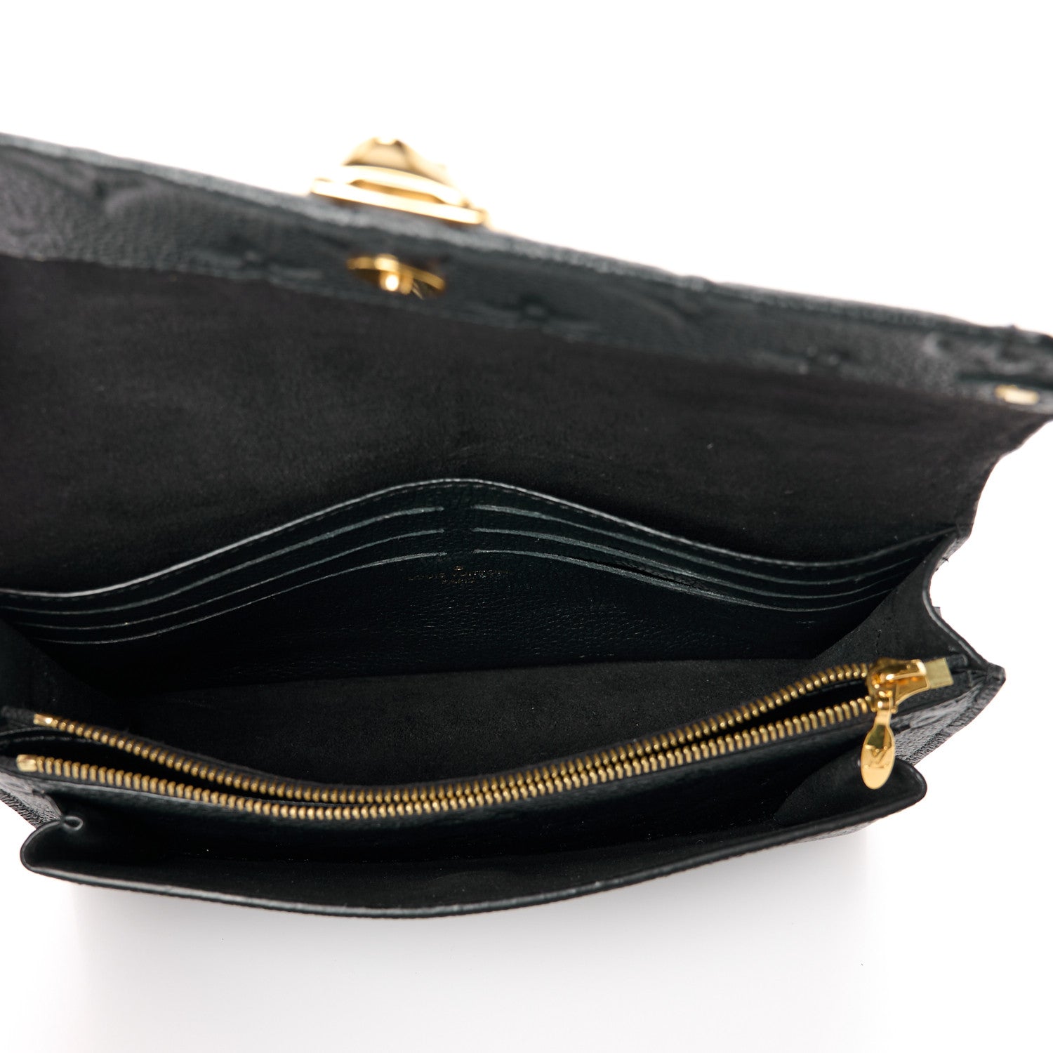 Louis Vuitton Empreinte Vavin Chain Wallet Black 5 of 11