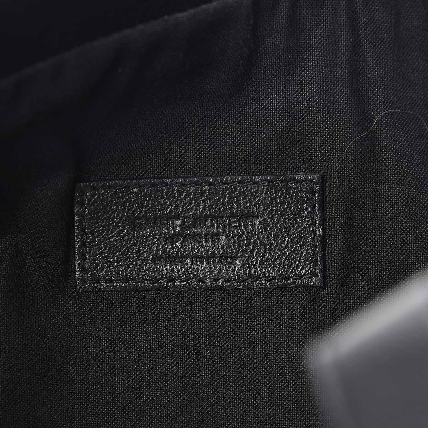 Saint Laurent Calfskin Tote Black 6 of 9