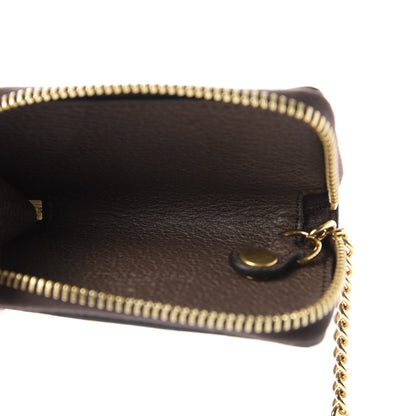 Gucci GG Supreme Monogram Web Ophidia Zip Around Key Case Beige New Acero 5 of 7