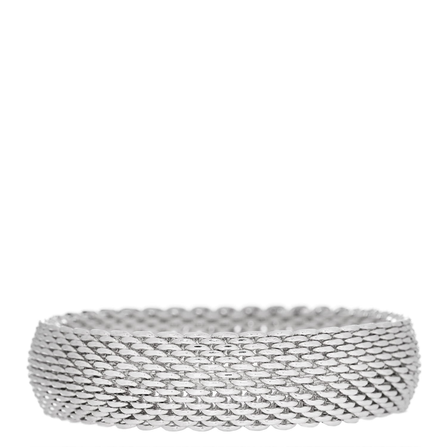 Tiffany Sterling Silver Somerset Mesh Bracelet 1 of 3