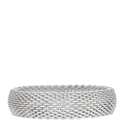 Tiffany Sterling Silver Somerset Mesh Bracelet 1 of 3