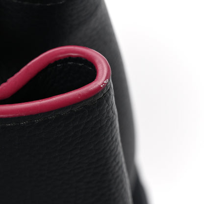 Louis Vuitton Taurillon Capucines MM Cobalt Fuchsia 11 of 13
