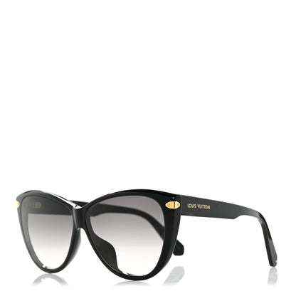 Louis Vuitton Acetate Blue Velvet Sunglasses Z1293E Black 1 of 7