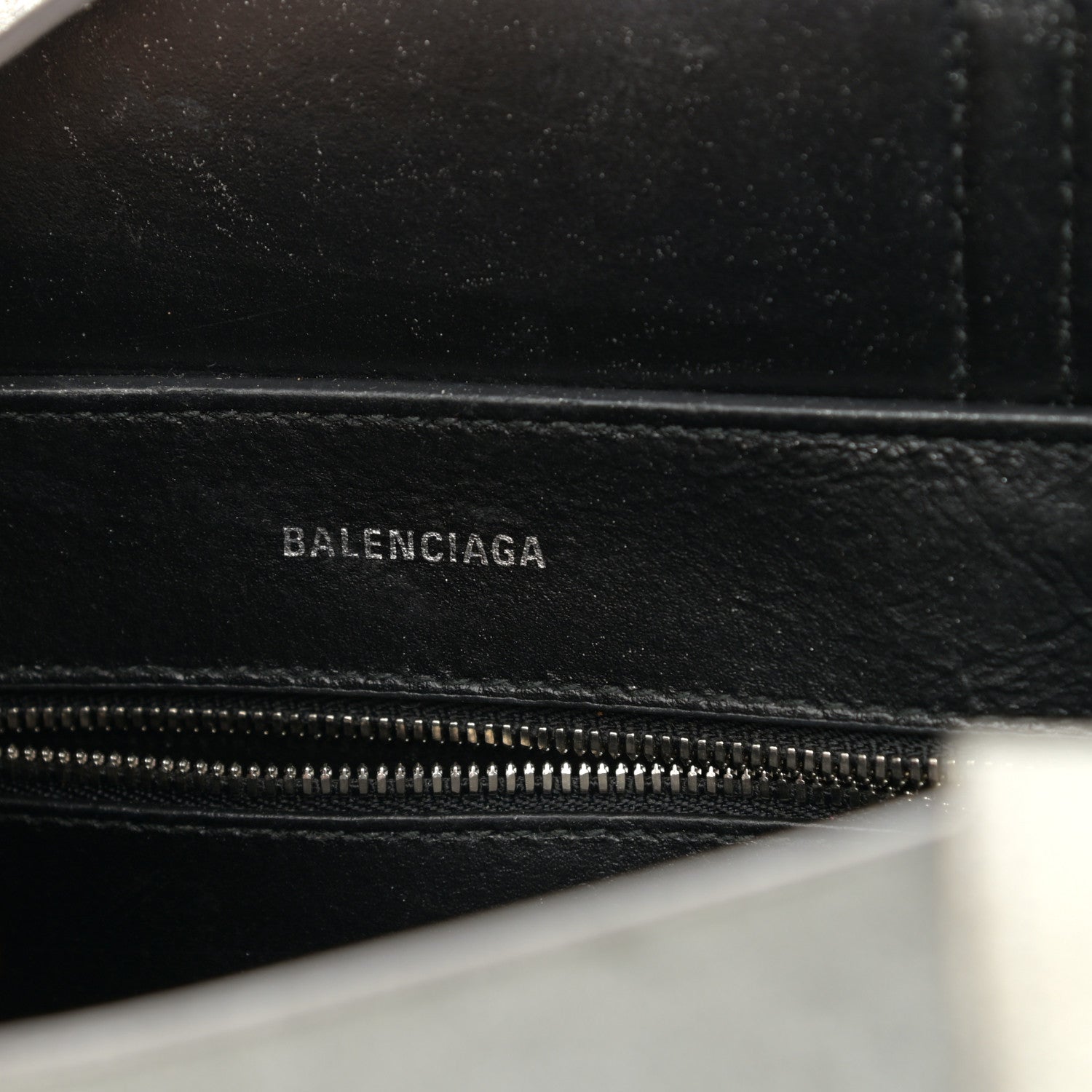 Balenciaga Glitter Calfskin XXS Everyday Tote Silver 6 of 15
