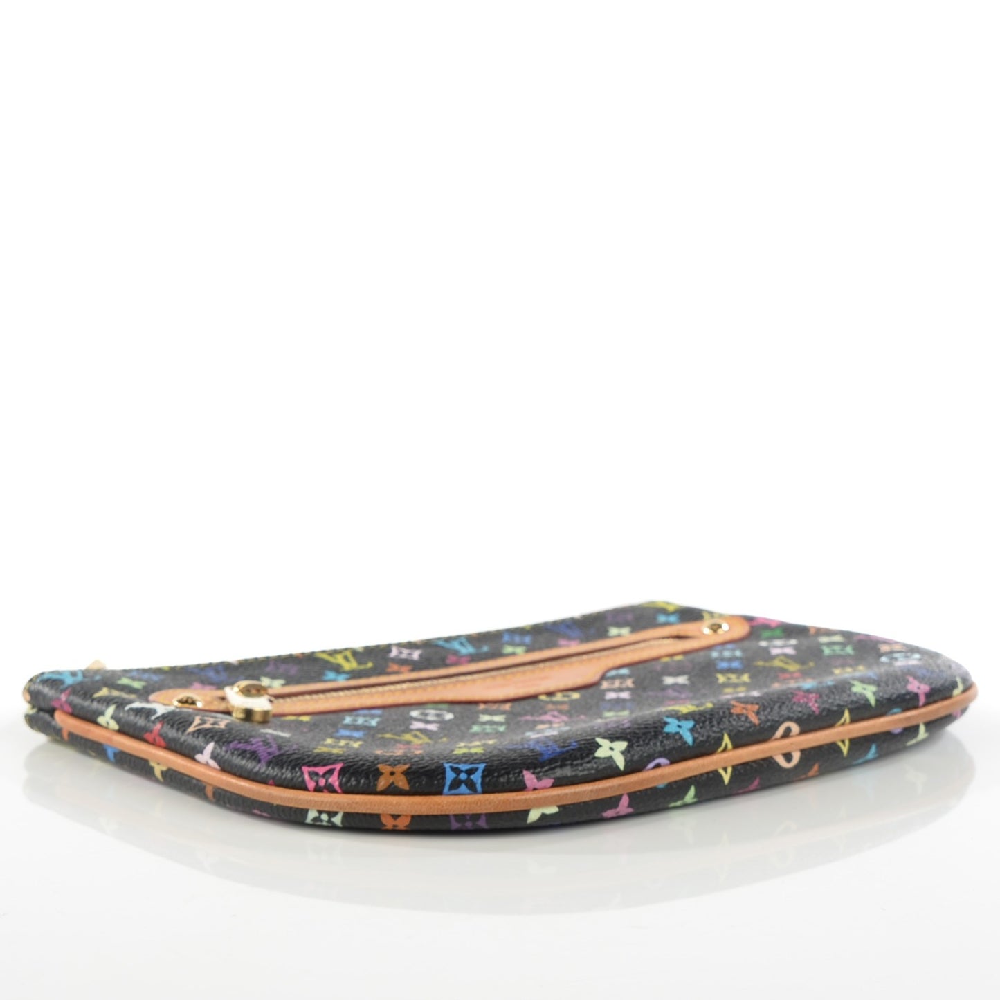 Monogram Multicolor Pochette Plate GM Black