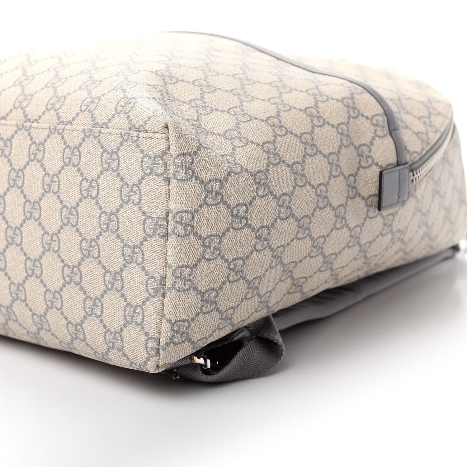 Gucci GG Supreme Monogram Medium Classic Backpack Ecru Grigio 6 of 9