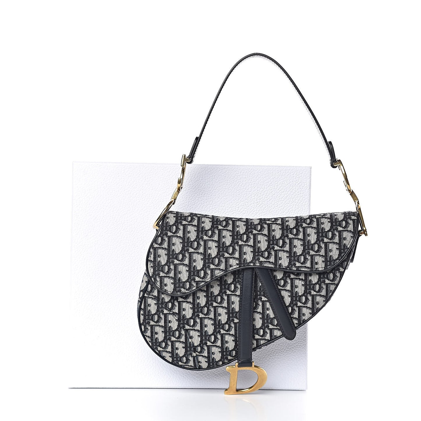 Oblique Saddle Bag Blue