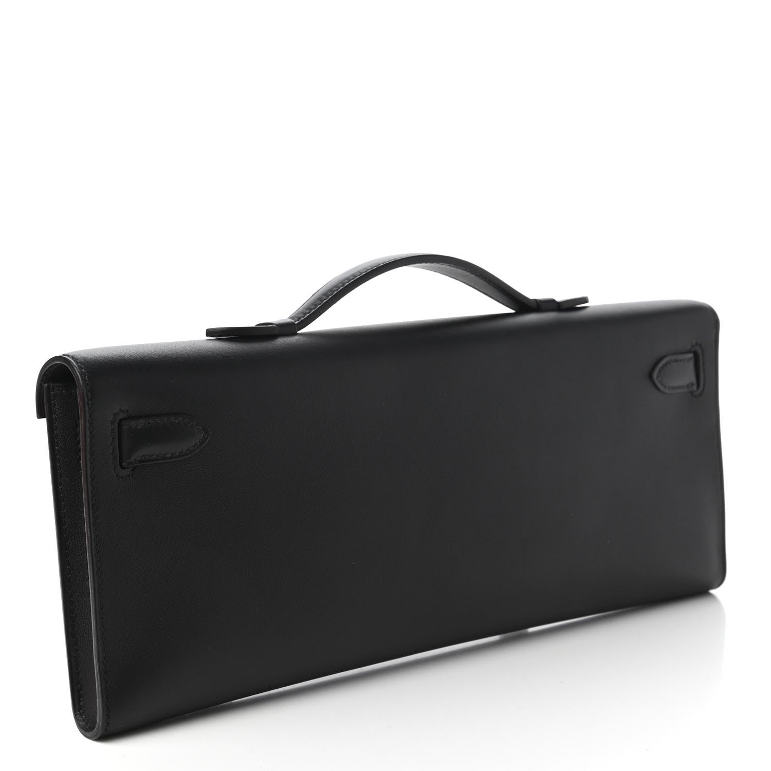 Hermes Swift Kelly Cut Clutch Pochette Black 3 of 11