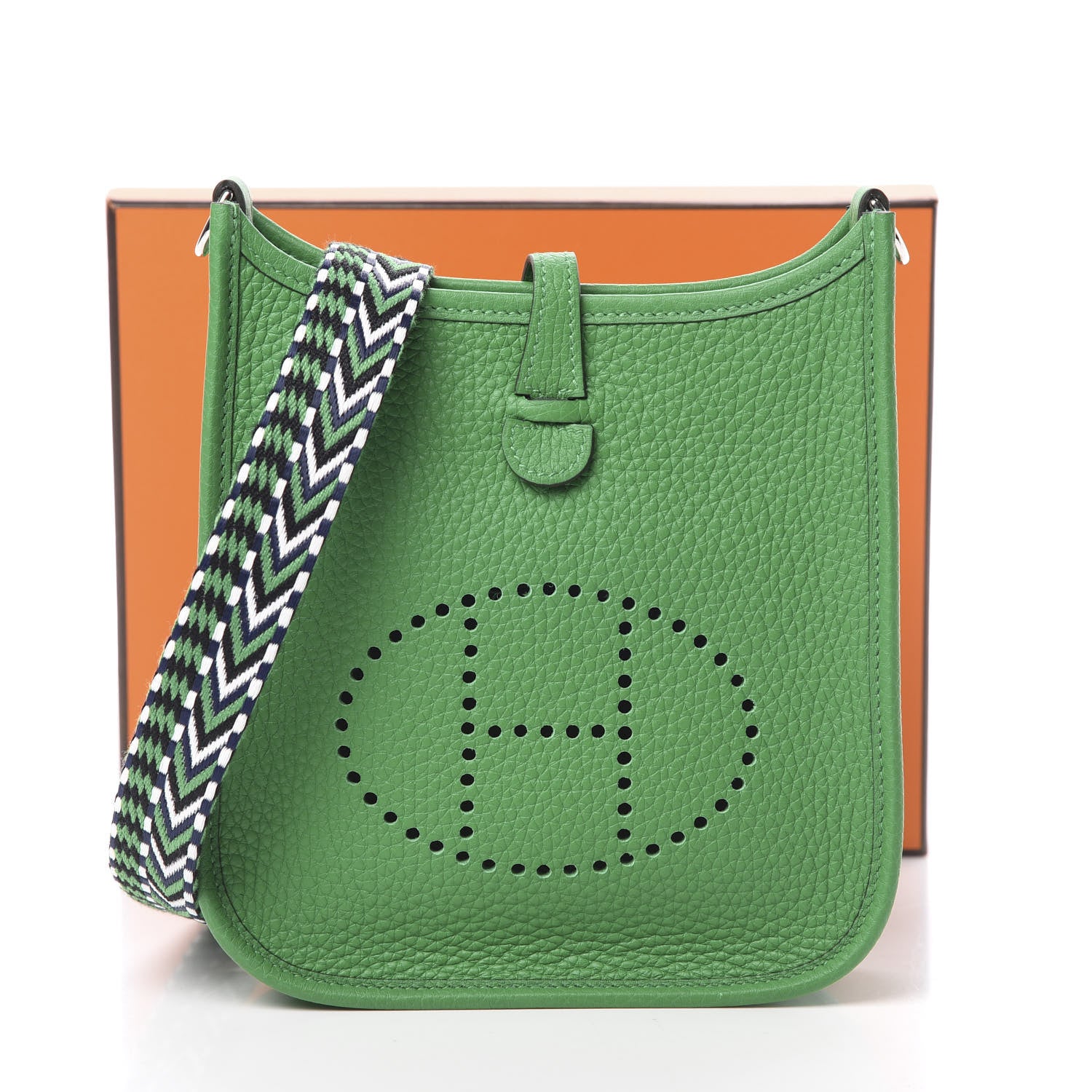 Hermes Taurillon Clemence Amazone Evelyne TPM Bambou 11 of 11