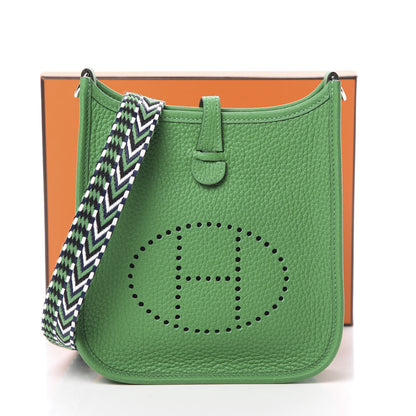Hermes Taurillon Clemence Amazone Evelyne TPM Bambou 11 of 11