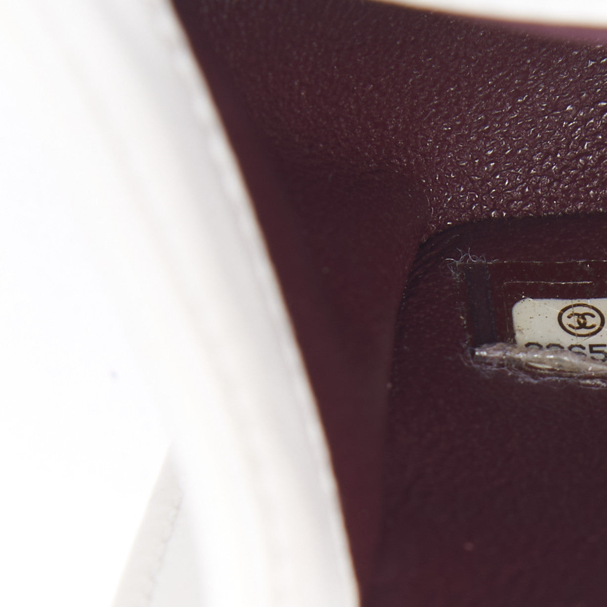 Chanel Lizard Chevron Stitched Small Boy Flap White Silver 9 of 11