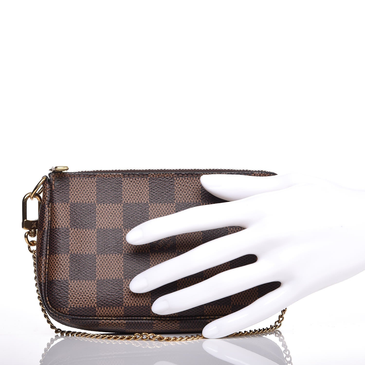 Louis Vuitton Damier Ebene Mini Pochette Accessories 2 of 7